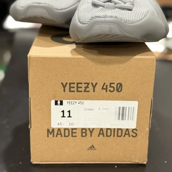 Adidas Gray Athletic Shoes with Unique Sole Design - Picture 6 of 6